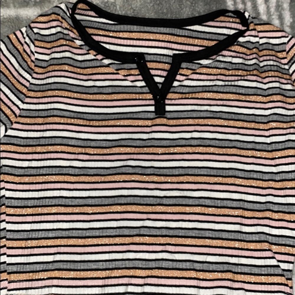 Striped crop top